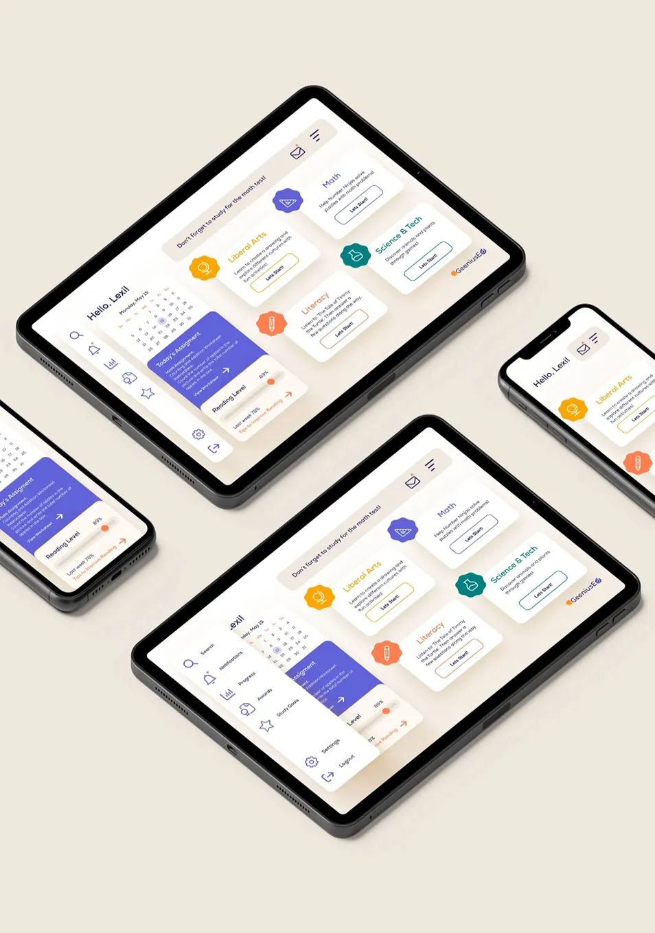 Mobile and tablet app design services for iOS and Android